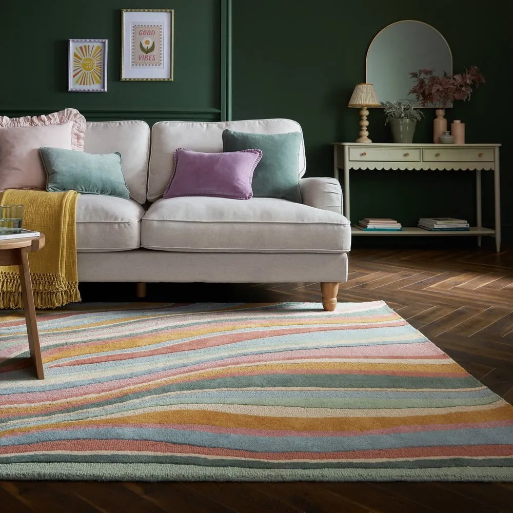 Tappeto in lana tessuto a mano 160x230 cm Abstract Flow - Flair Rugs