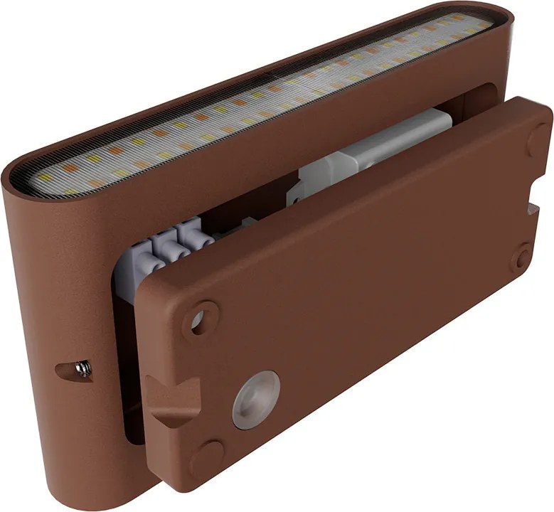 Applique LED 12W Bidirezione IP65 CCT Bianco Variabile - Corten