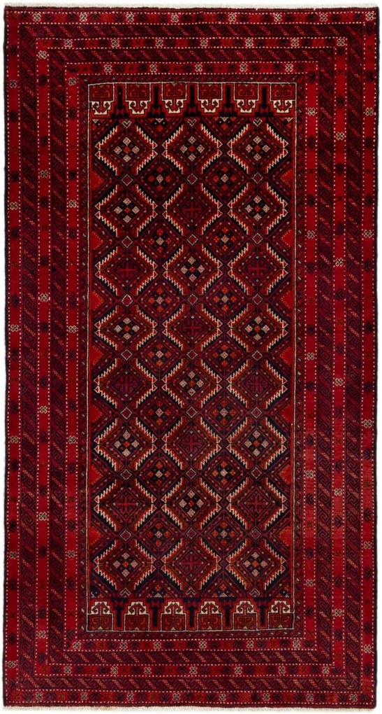 Beluch Tappeto 100 x 190 (Iran) Annodato A Mano