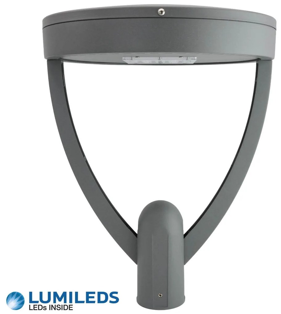 Lampione Stradale 40W 120lm/W Dual Gray - Lumileds Colore Bianco Caldo 2.700K