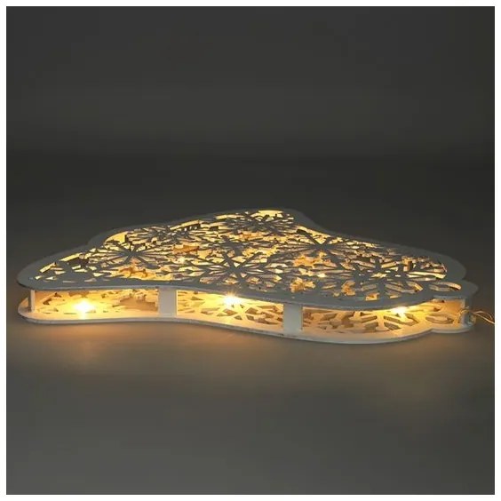 Solight 1V296 - Campanella decorativa natalizia a LED 9xLED/2xAA, bianco caldo