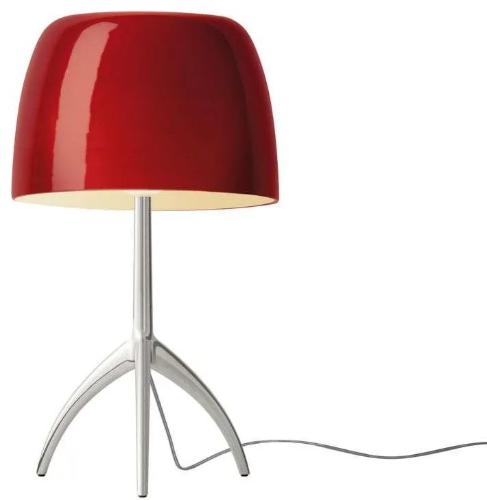 Foscarini - Lumiere Grande Lampada da Tavolo E27 Alu/Ciliegio Foscarini