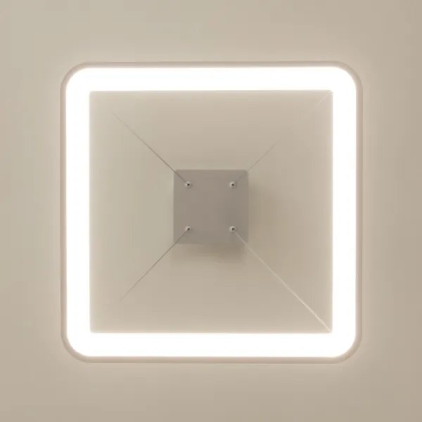 Brilagi - Lampada a sospensione dimmerabile con cavo FALCON SLIM LED/50W/230V 50x50 cm bianco + telecomando