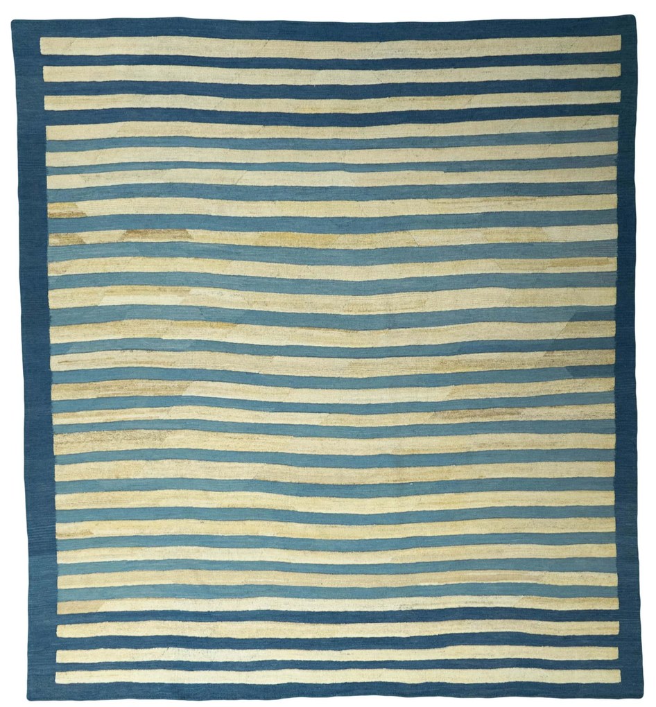 Kilim Tappeto persiano 290 x 320 Blu (Iran) Tessuto A Mano