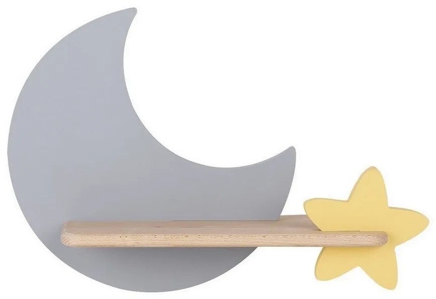 Applique LED per bambini con mensola MOON LED/5W/230V