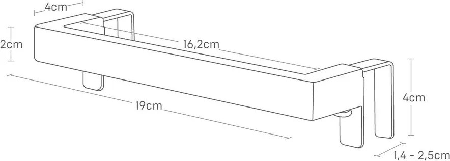 Porta asciugamano da cucina da appendere bianco Tower – YAMAZAKI