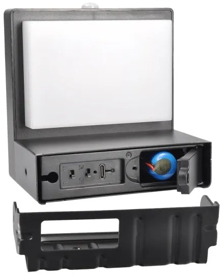 Solight WO7201 - Applique a LED solare con sensore PALERMO LED/5W/2000 mAh IP54