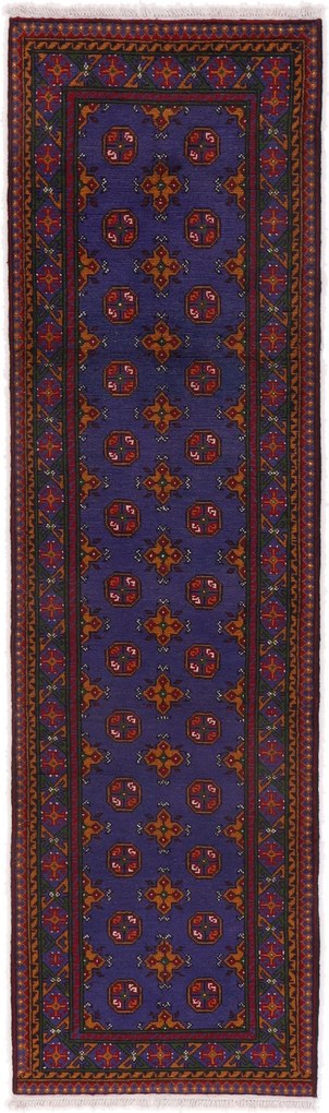 Afghan Tappeto 280x80 (Afghanistan) Annodato A Mano