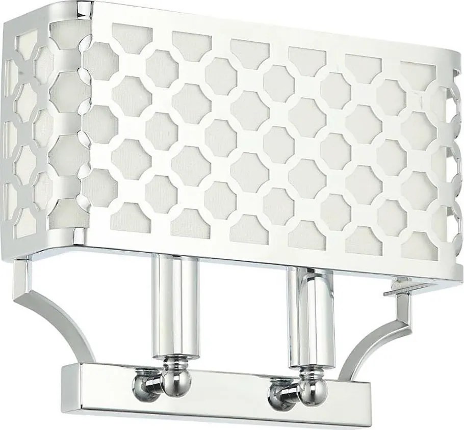 Open Design OR84597 - Applique VERNO 2xE14/12W/230V cromo lucido