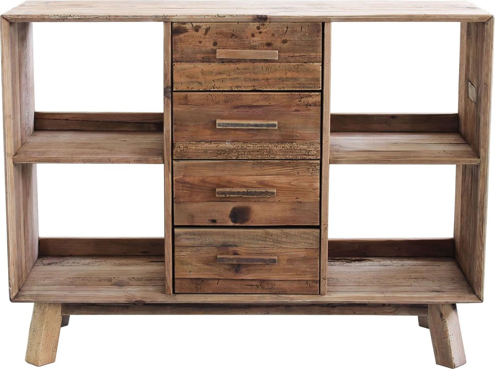PINUS - credenza con 4 cassetti