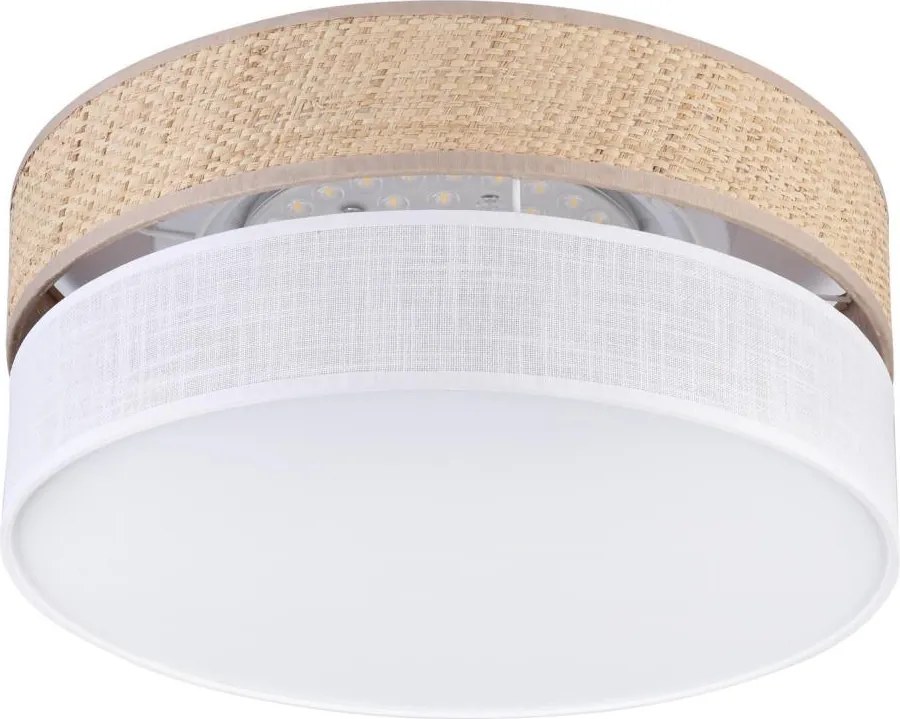 Plafoniera LED SIRJA BOHO LED/20W/230V Ø 35 cm beige/bianco