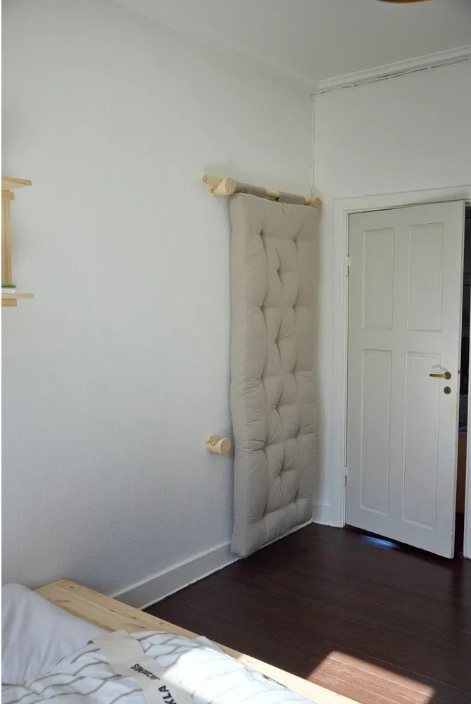 Poltrona verde scuro allungabile con rivestimento in velluto a coste Hooked – Karup Design