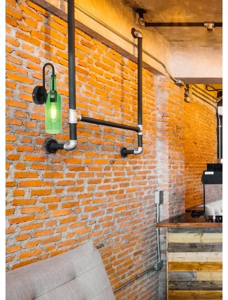 Globo 28048WG - Applique LEVITO 1xE27/8W/230V