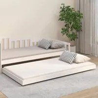 Giroletto Bianco 100x200 cm in Legno Massello di Pino 823490