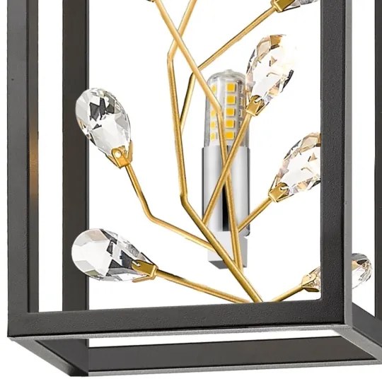 Zuma Line W0578-01A-B5TF - Applique SPRING 1xG9/33W/230V nero/oro