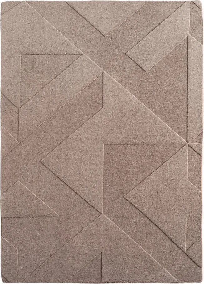 Tappeto marrone chiaro lavabile 120x170 cm Pompei 1613 – Ayyildiz Carpets