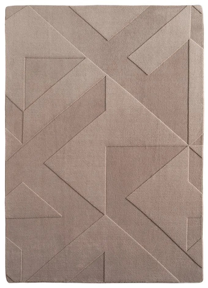 Tappeto marrone chiaro lavabile 240x340 cm Pompei 1613 – Ayyildiz Carpets