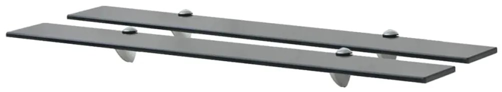 Mensole Galleggianti 2 Pz İn Vetro 80x20 Cm 8 Mm /