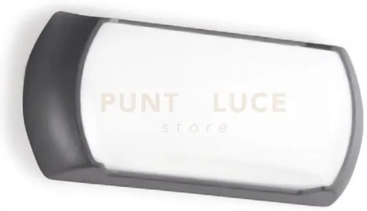 Gpl251- applique per esterni grigio antracite a led 4000k 850lm 12w...