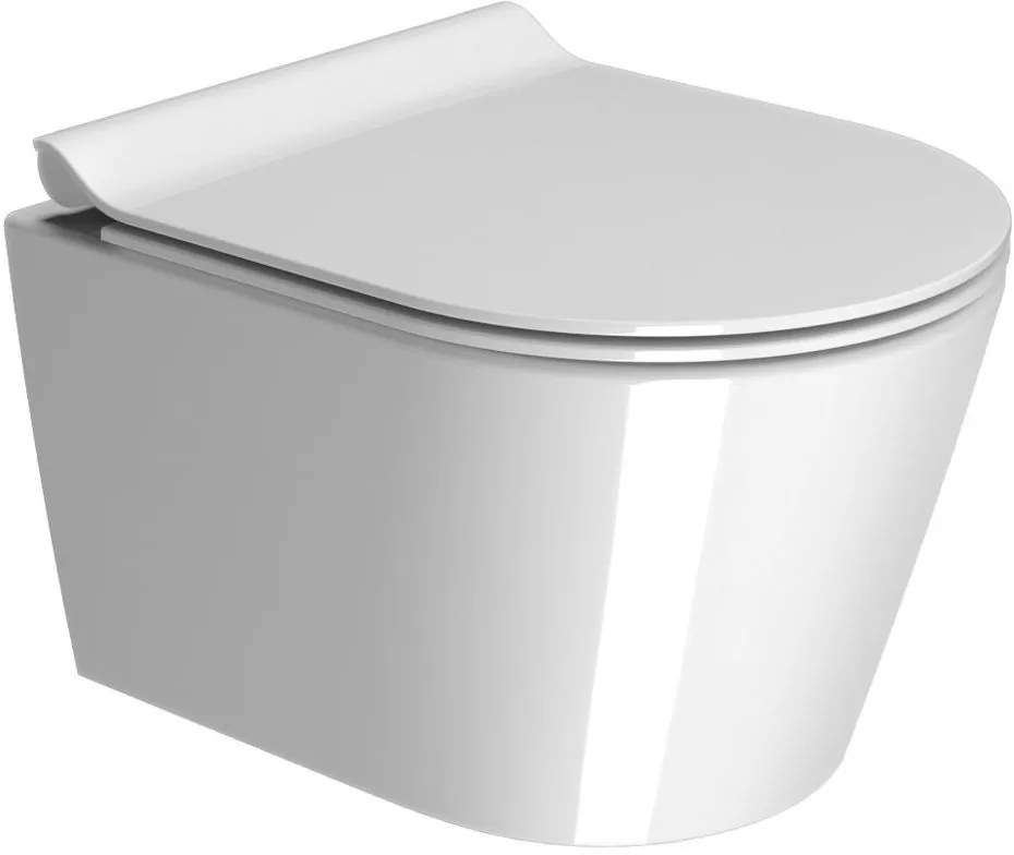 GSI Kube X vaso wc sospeso senza brida bianco 941811