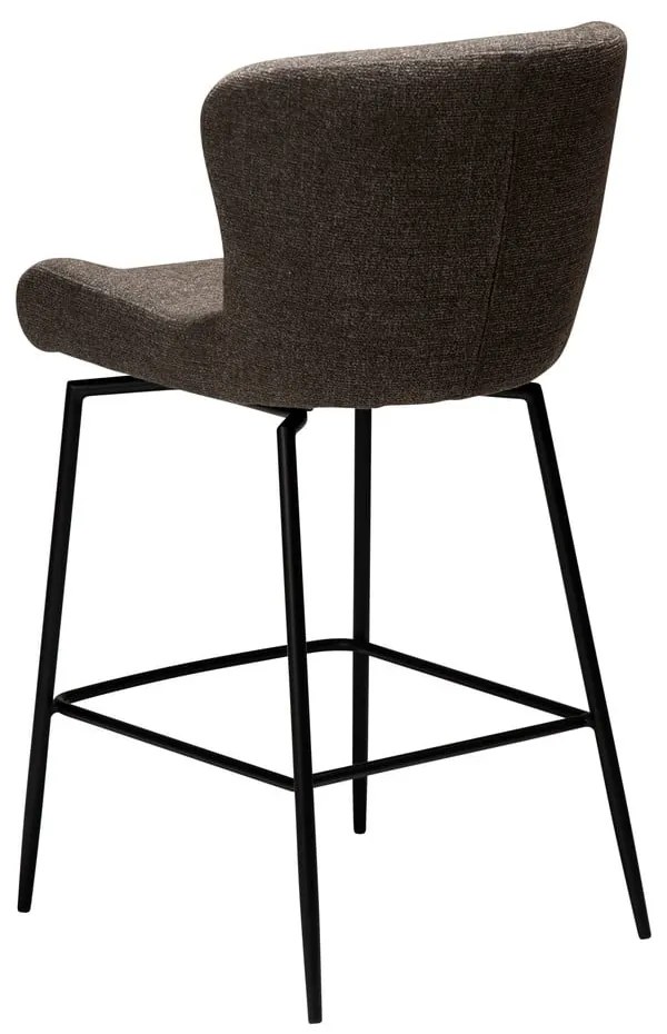 Sgabello da bar marrone imbottito (altezza della seduta 67,5 cm) Glam – DAN-FORM Denmark