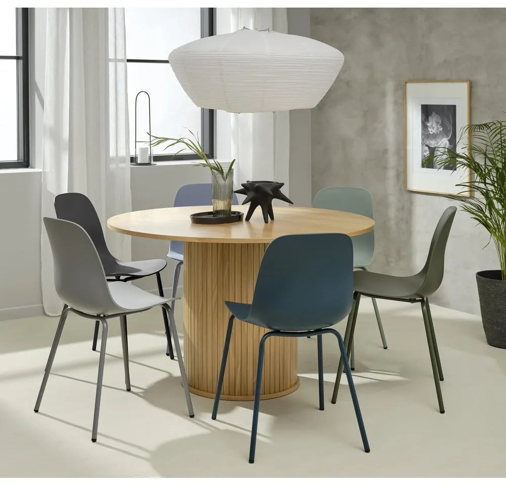 Sedia da pranzo blu Whitby - Unique Furniture