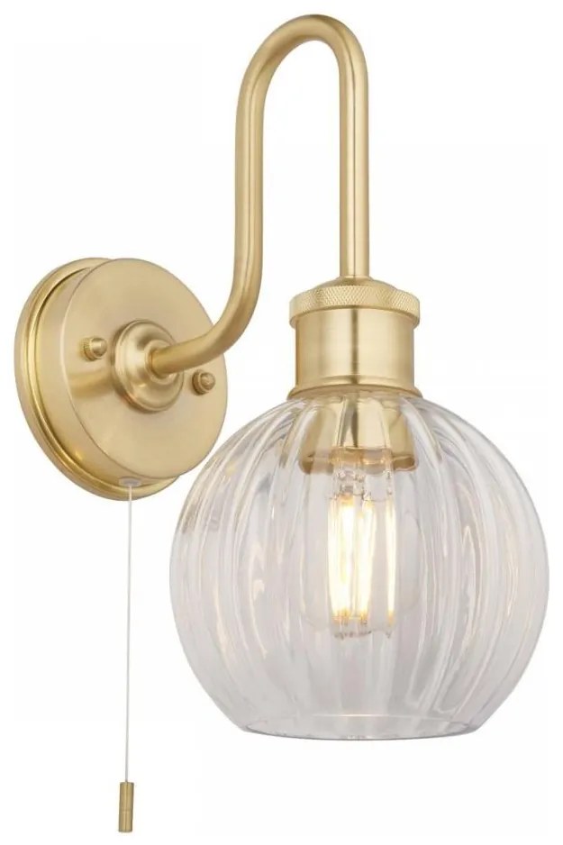 Endon 95507 - Applique da bagno KENDALL 1xE27/10W/230V IP44 ottone