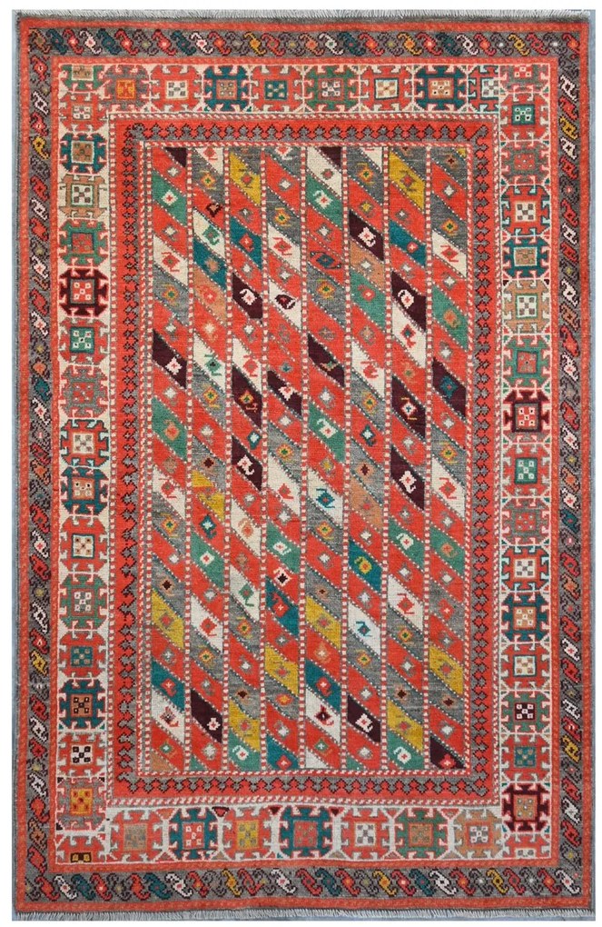 Kazak Tappeto 190x120 (Pakistan) Annodato A Mano