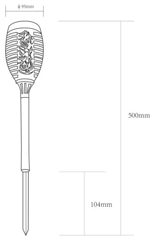 Globo 33535-2 - SET 2x Lampada solare LED LED/0,1W/3V IP44