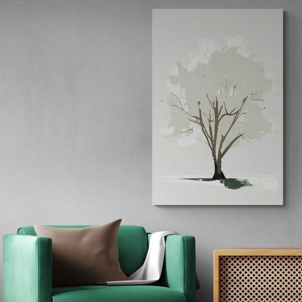 Stampa su tela – Albero con un tocco di minimalismo