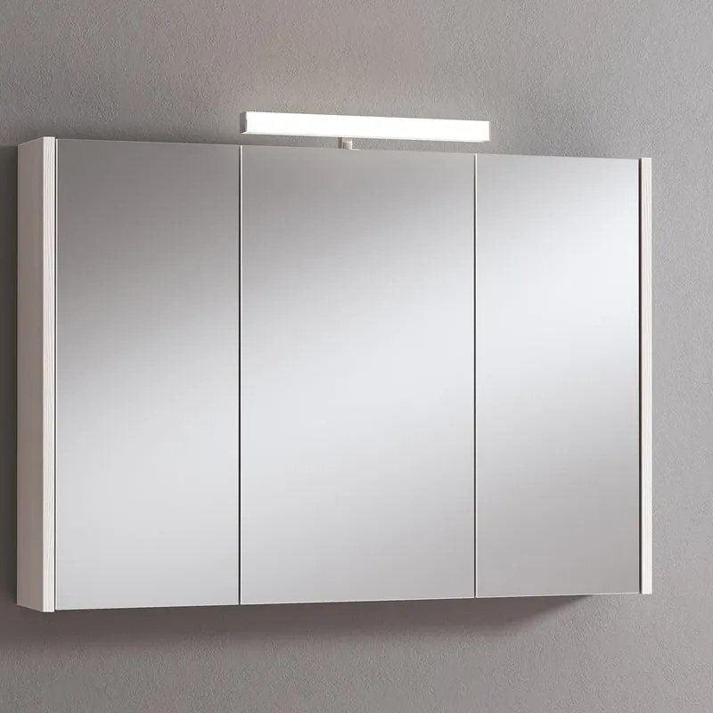 Pensile con luce Akira larice L 100 x H 70 x P 15.5 cm