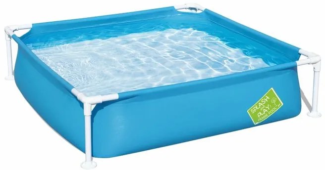 Bestway - Piscina quadrata con struttura metallica Baby la mia prima 56217