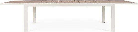 Tavolo Allungabile Da Esterno In Alluminio 100x220-340 Cm Belmar Vapor YK15 Bizzotto