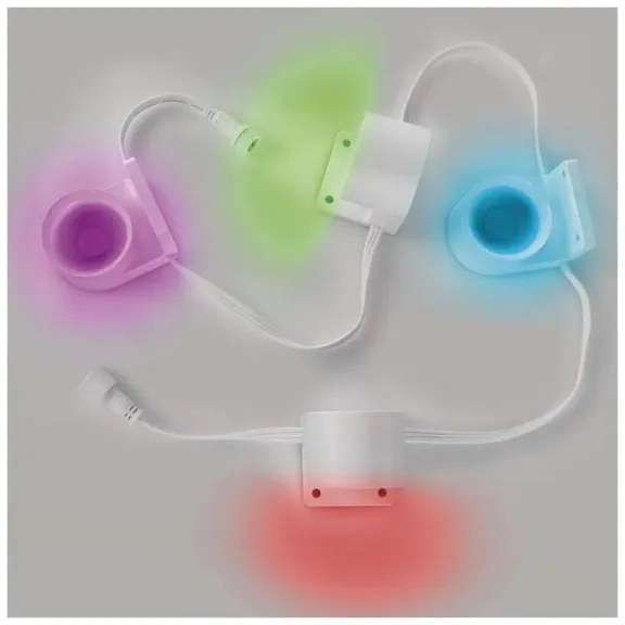 Catena decorativa LED RGBIC+CCT GoSmart 4xLED/7W/230V 85 cm Wi-Fi Tuya