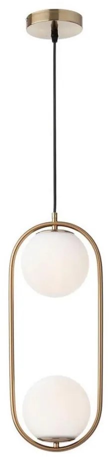 Redo 01-2626 - Lampadario a sospensione con filo NIVA 2xE14/28W/230V