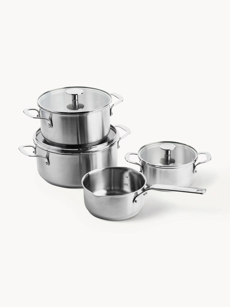 Batteria di pentole da cucina KitchenAid, set da 7