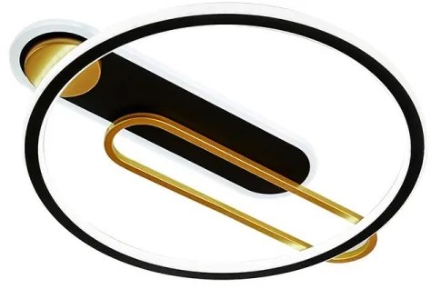 Plafoniera LED dimmerabile LED/60W/230V 3000-6500K nero + telecomando