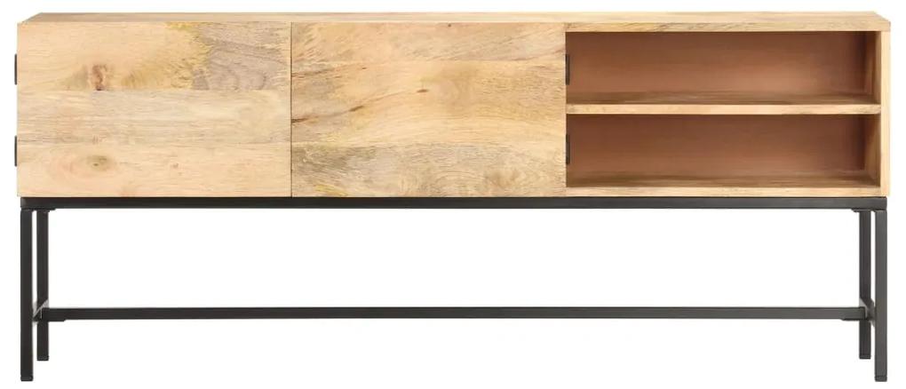 Credenza 145x30x60 cm in legno massello di mango