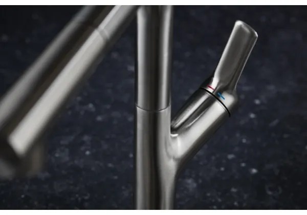 KFA Armatura 6623-220-22- Rubinetto lavello con doccetta estraibile DUERO DESIGN acciaio inossidabile