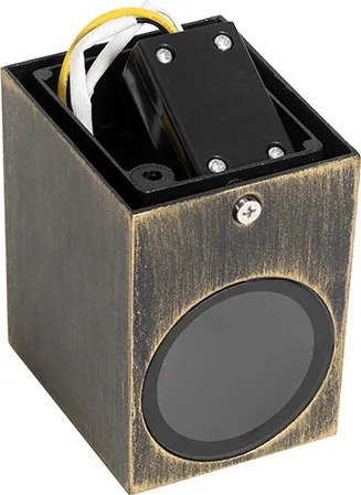 Applique moderna oro antico IP44 - Baleno