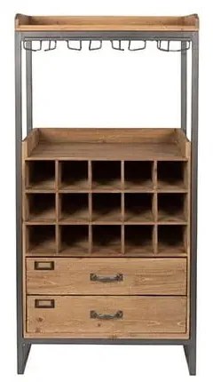 Armadio per vini in legno di abete Edgar - White Label