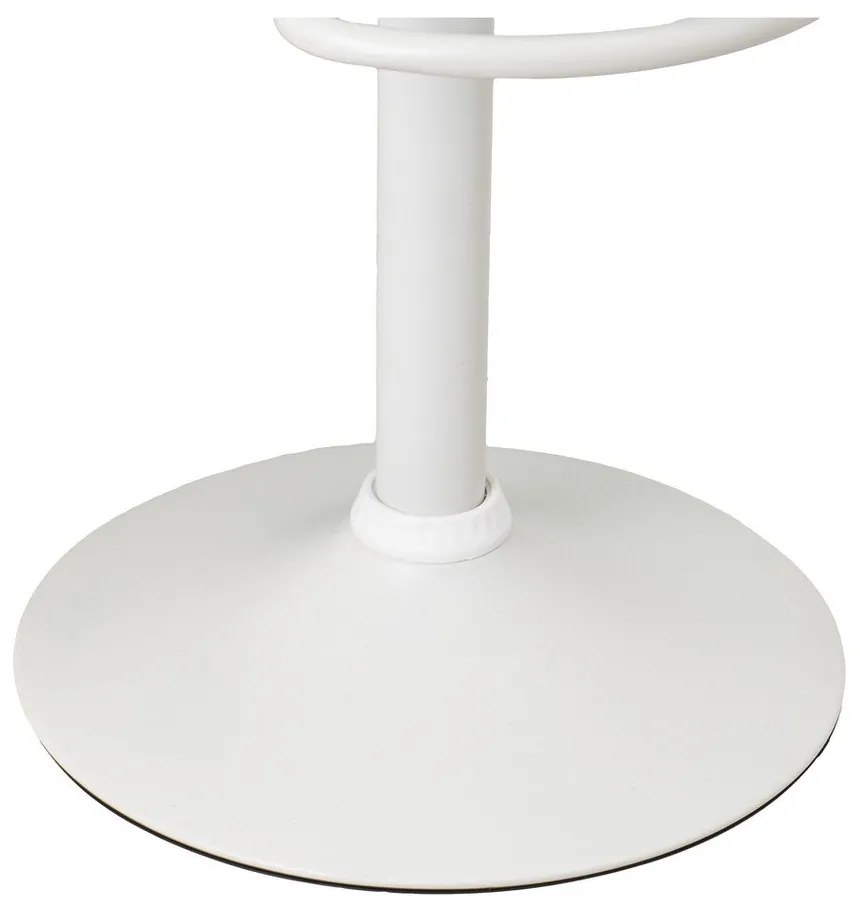 Sgabelli da bar bianchi ad altezza regolabile in similpelle in set di 2 (altezza seduta 72 cm) - Casa Selección