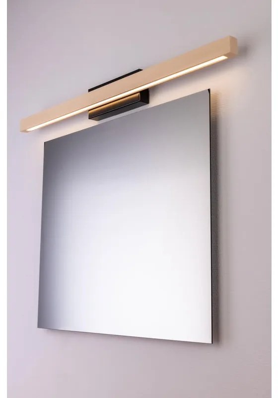 Applique LED scandinavo Applique LED scandinavo Dora nero nero IP44, luce bianco caldo dimmerabile 1050 lumen,