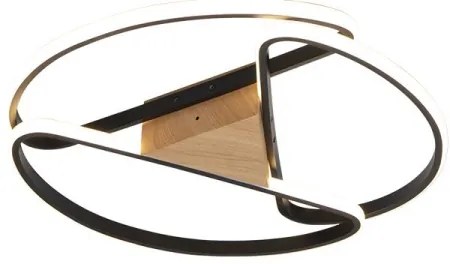 Plafoniera LED dimmerabile LED/75W/230V 3000-6500K marrone/nero + +TC