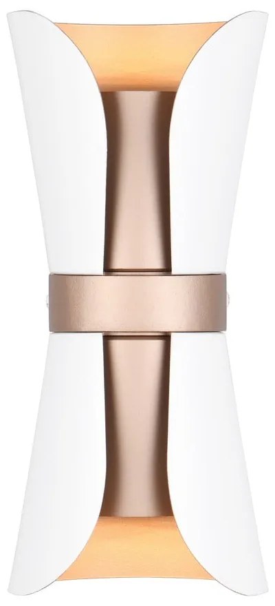 Lampada da parete in colore bianco-bronzo Coat - Trio