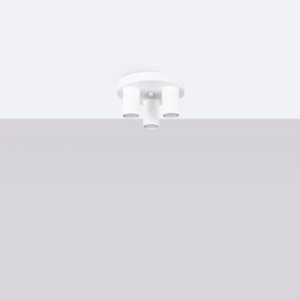 Sollux SL.1464 - Faretto LAGOS 3xGU10/10W/230V bianco