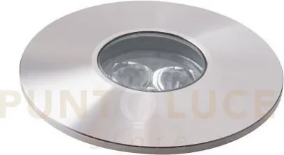 Incasso calpestabile led iride dc12 e 24v silver 3w rgb dimmerabile...