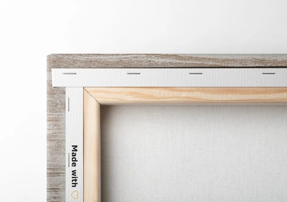 Quadro su tela – Con scritta Home in stile vintage
