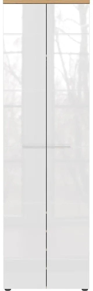 Armadio bianco naturale in rovere 60x198 cm Aledo - Germania