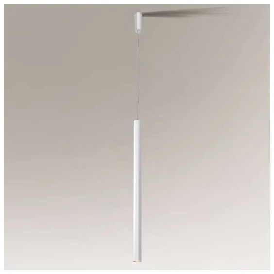 Shilo 7573 - Lampadario su corda YABU 1xGU10-MR11/15W/230V bianco